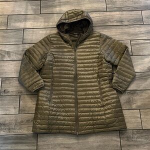 Eddie Bauer Women's Khaki Puffer Jacket